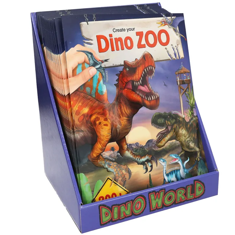 Dino World Zoo Sticker Book