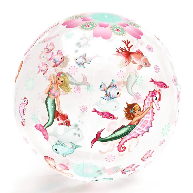 Djeco Beach Ball, Mermaids