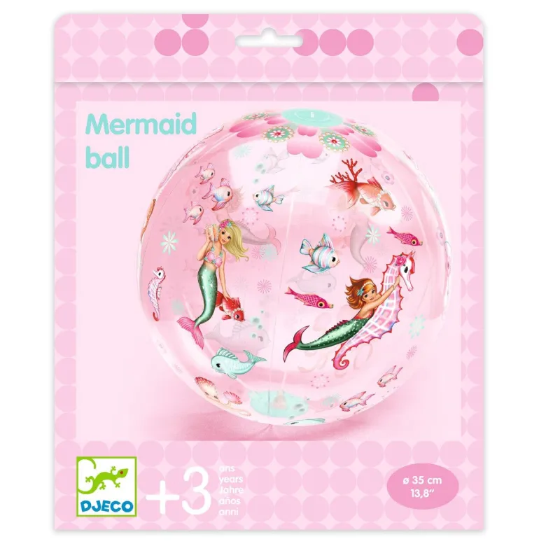 Djeco Beach Ball, Mermaids
