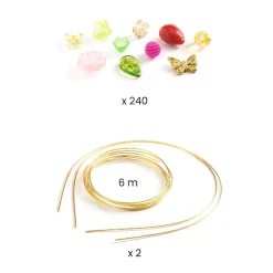 Djeco Bead Set, Pink Tiara