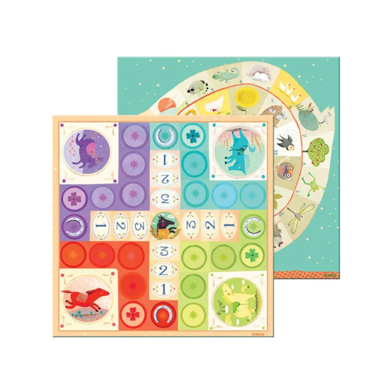 Djeco Board Game: Ludo and The Goose Game