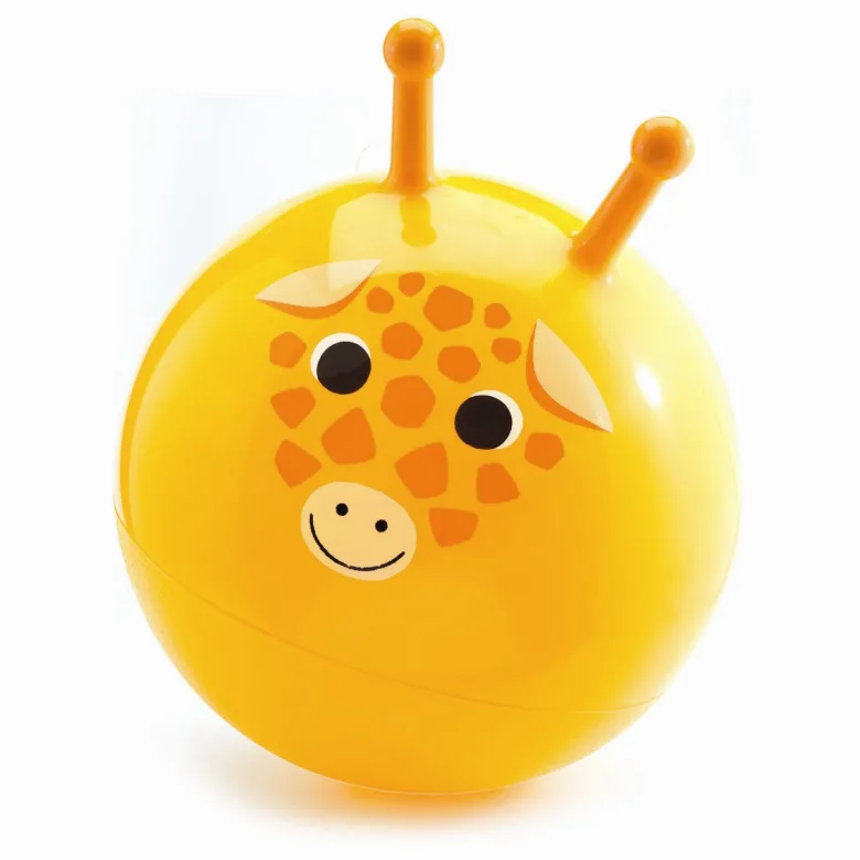 Djeco Bouncing Ball for Kids, Giraffe Gigi