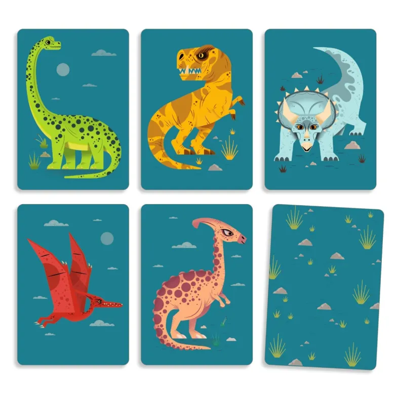 Djeco Card Game, Dino Draft
