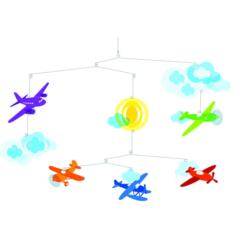 Djeco Clock, Airplane
