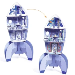 Djeco Color - Assemble - Play, Rocket Ship