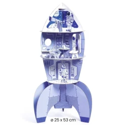 Djeco Color - Assemble - Play, Rocket Ship