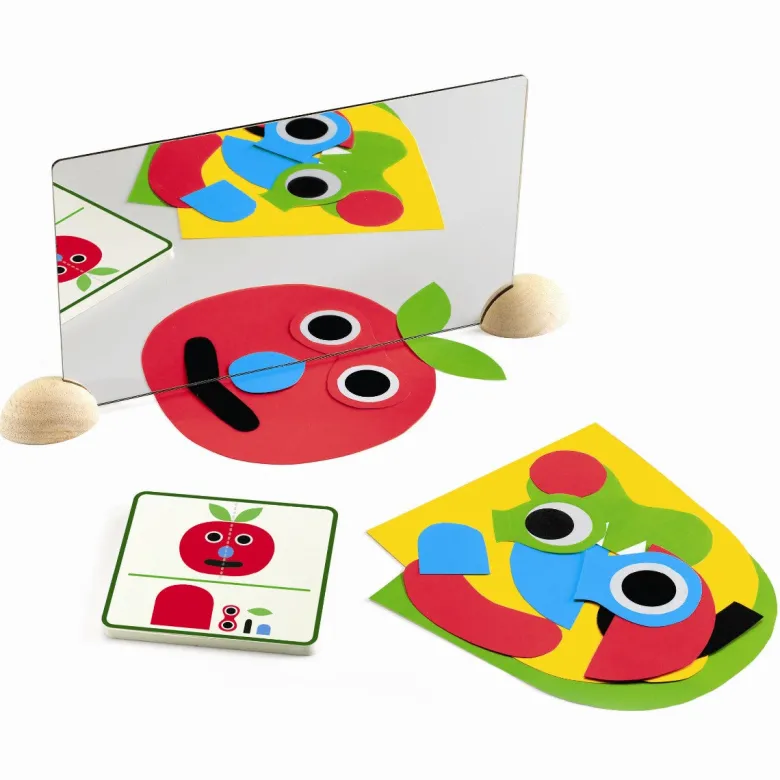 Djeco Construction Toy, ZE Mirror - Faces