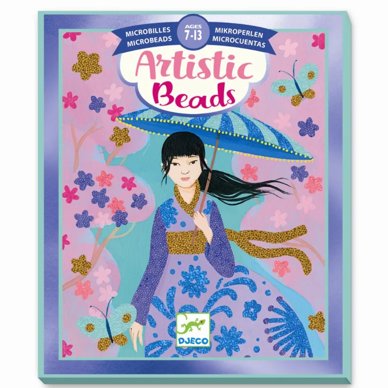 Djeco Creative Box, Artistic Beads - Around the World