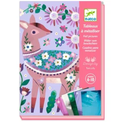 Djeco Creative Box, Foil Pictures - The Enchanted Forest