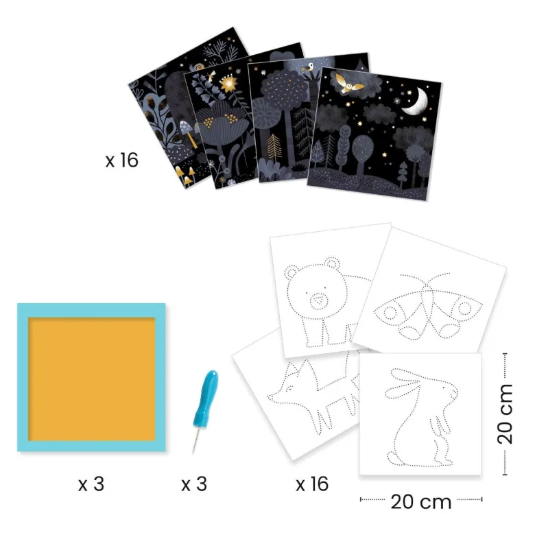 Djeco Creative Box, Picture Reveal
