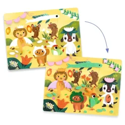 Djeco Creative Collage, Foam Fun - Glitter Parties