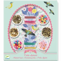 Djeco Creative Kit, Alphabet Beads