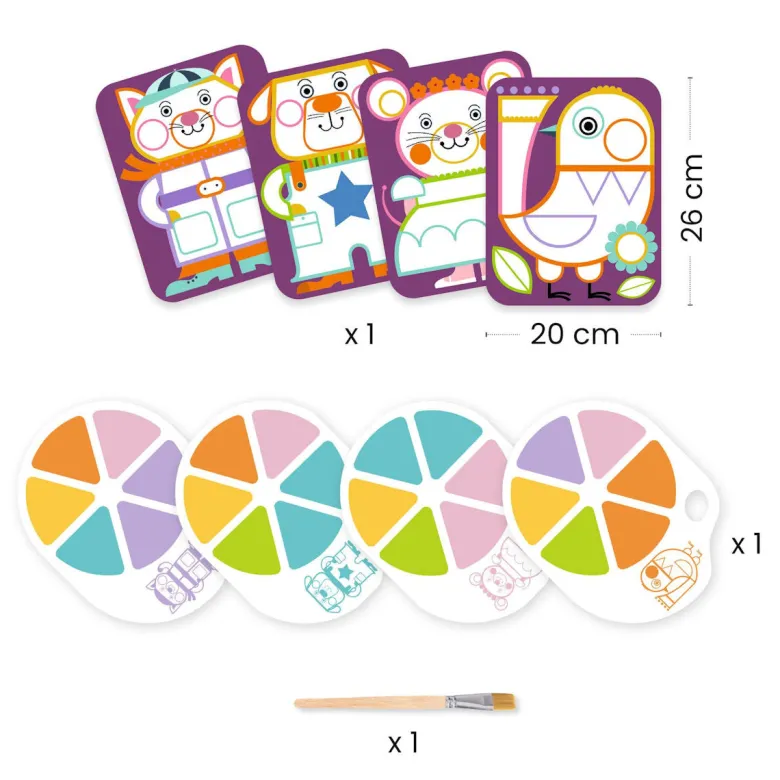 Djeco Creative Painting, Chubby Cheeks