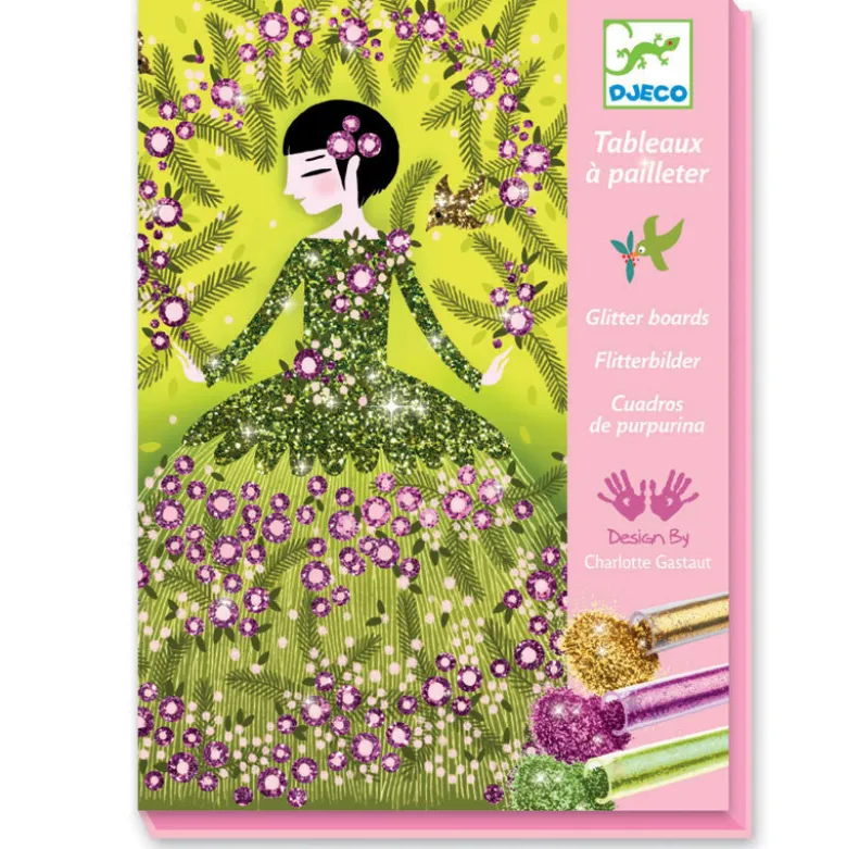 Djeco Creative Set, Glitter - Dresses