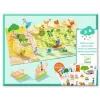 Djeco Creative Stand-Up Stickers, Farmyard