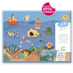 Djeco Creative Sticker Activity, Summer