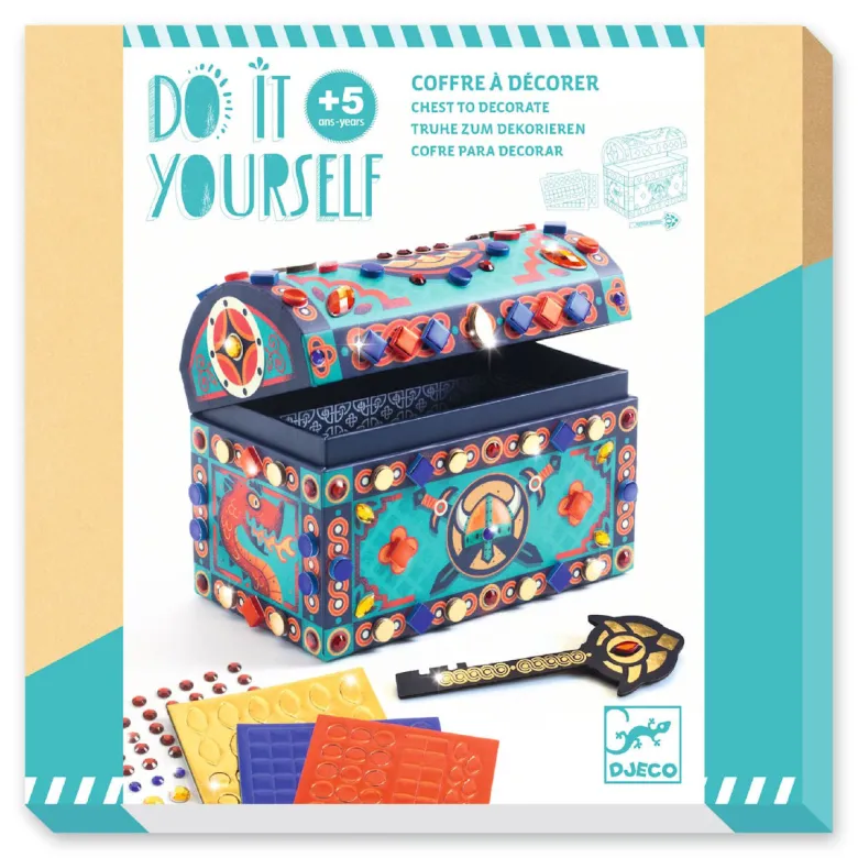 Djeco DIY - Treasure Chest, Precious Treasures