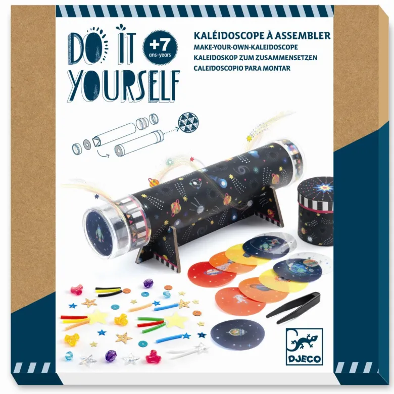 Djeco DIY, Create Your Own Kaleidoscope - Space