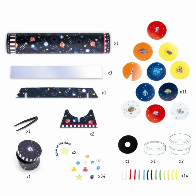 Djeco DIY, Create Your Own Kaleidoscope - Space