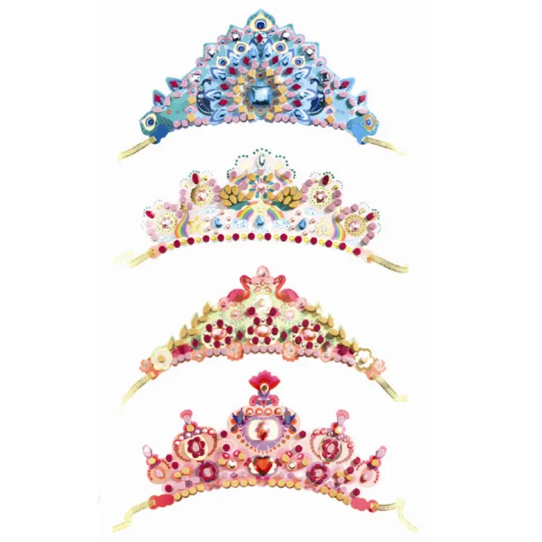 Djeco DIY Princess Diadem Mosaic Picture Frame
