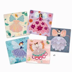 Djeco Drawing Stencils, Fairies