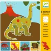 Djeco Drawing Templates, Dino