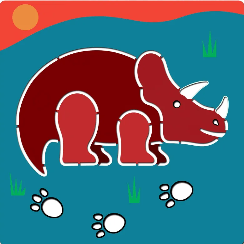 Djeco Drawing Templates, Dino