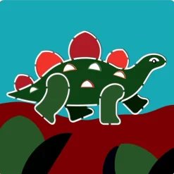 Djeco Drawing Templates, Dino