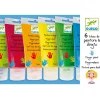 Djeco Finger Paints, 6 Colors in Tubes