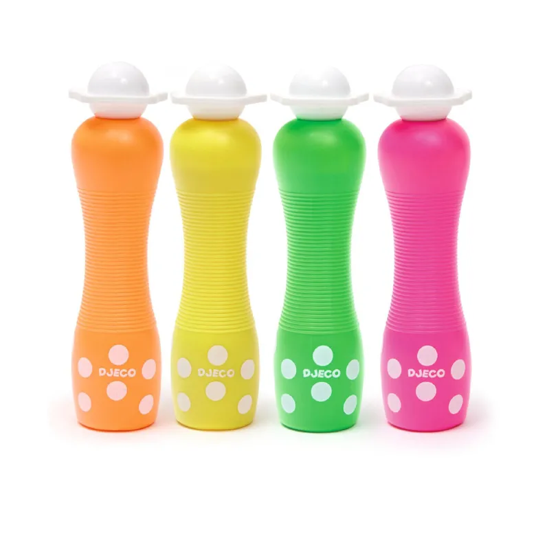 Djeco Foam Dabbers, Set of 4 - Neon