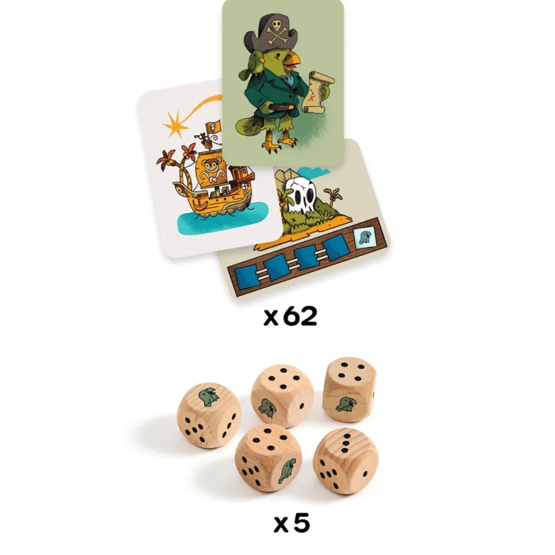 Djeco Game, Dice Game - Pirates 'n' Dice