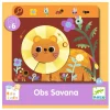 Djeco Game, Find and Turn - The Savanna