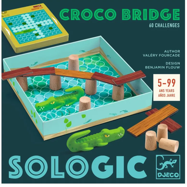 Djeco Game, Sologic – Croco Bridge