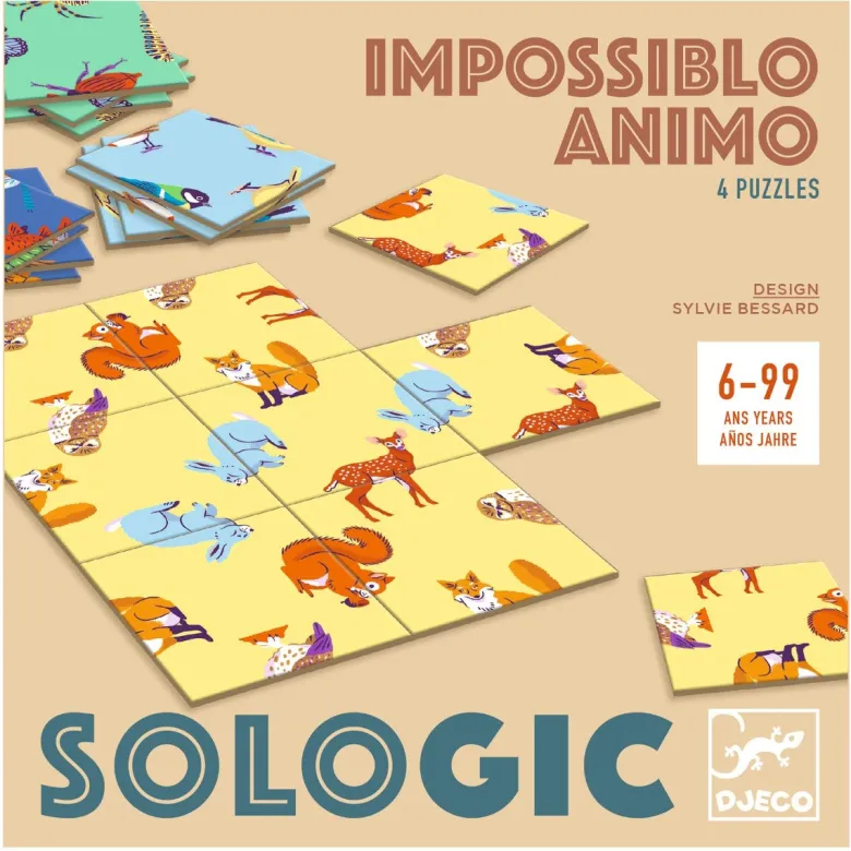 Djeco Game, Sologic - Impossiblo Animo