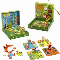 Djeco Games, 4-in-1 - Ludo Wood
