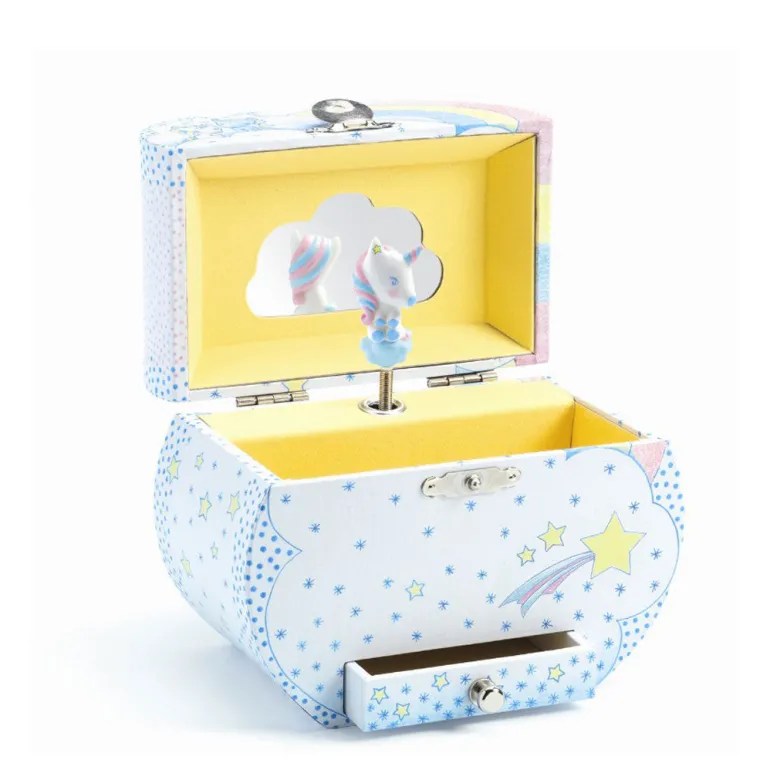 Djeco Jewelry Box with Music, Unicorn
