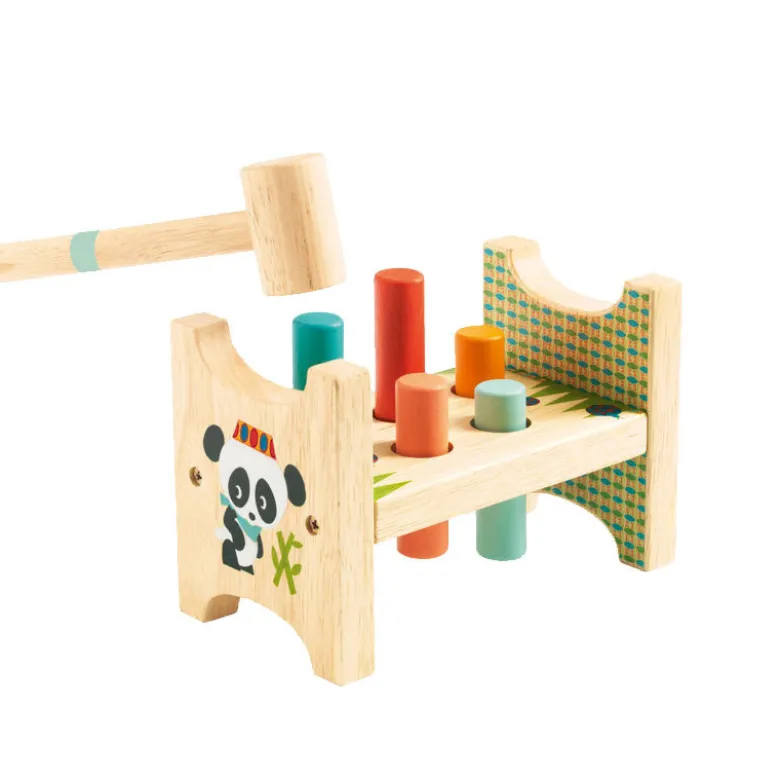 Djeco Junzo Wooden Hammer Bench