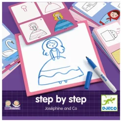 Djeco Learn to Draw Princesses, Step by Step - Josephine's World
