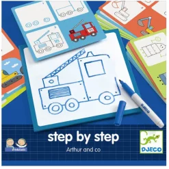 Djeco Learn to Draw, Step by Step - Arthur's World