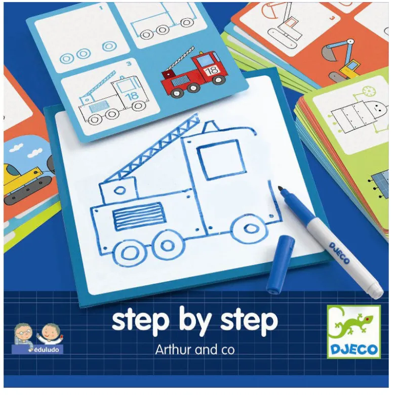 Djeco Learn to Draw, Step by Step - Arthur's World