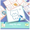 Djeco Learning Game, Step by Step 1, 2, 3 - Animal Babies