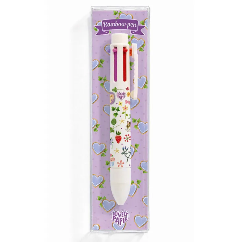 Djeco Lovely Paper, 6-Color Pen - Aiko