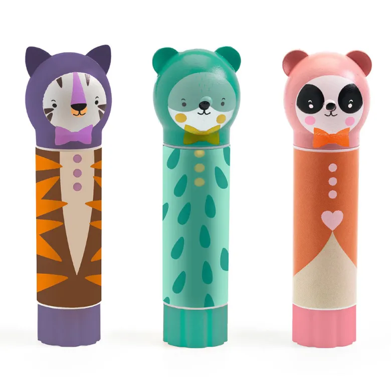 Djeco Lovely Paper, Glue Stick with Animal Motif - Assorted Model