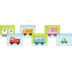 Djeco Magnetic Toy Set, Inzebox – Vehicles