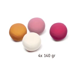 Djeco Modeling Clay, 4 Light Colors