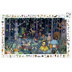 Djeco Observation Puzzle – Enchanted Forest, 100 Pieces
