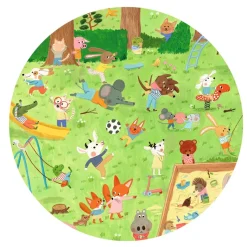 Djeco Observation Puzzle, Garden - 36 Pieces