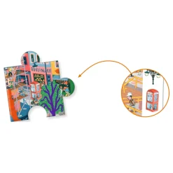 Djeco Observation Puzzle, City - 200 Pieces