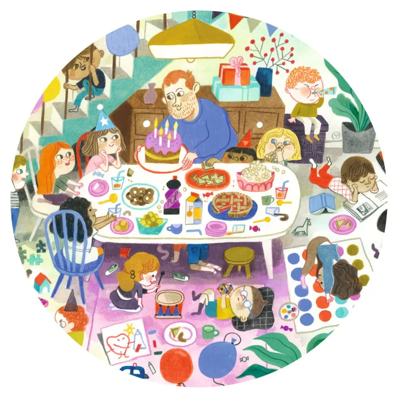 Djeco Observation Puzzle, Birthday - 54 Pieces