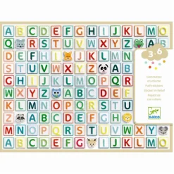 Djeco Pillow Stickers, The Alphabet